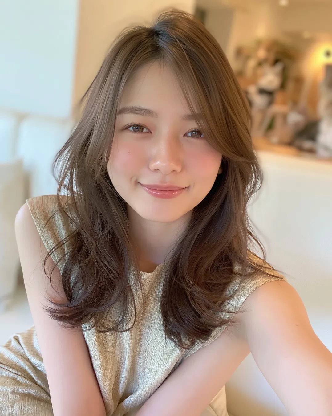 半长发 · 生活照