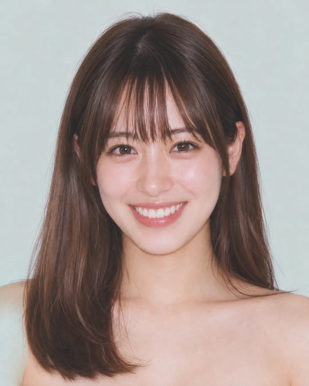 长发 · 正脸 · 人像脸模参考