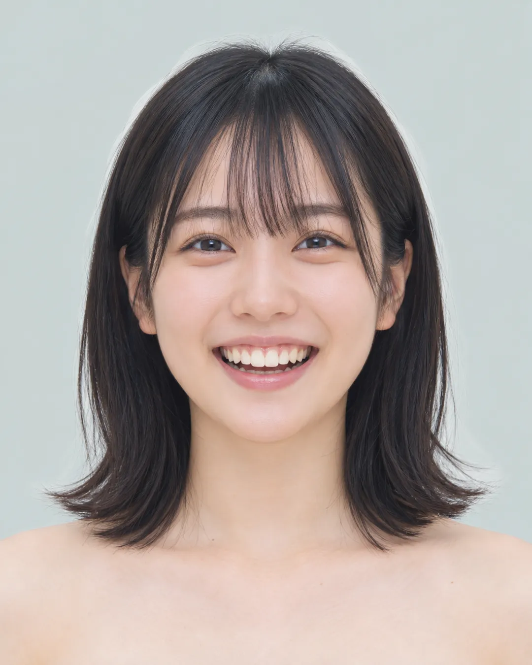 中长发 · 正脸