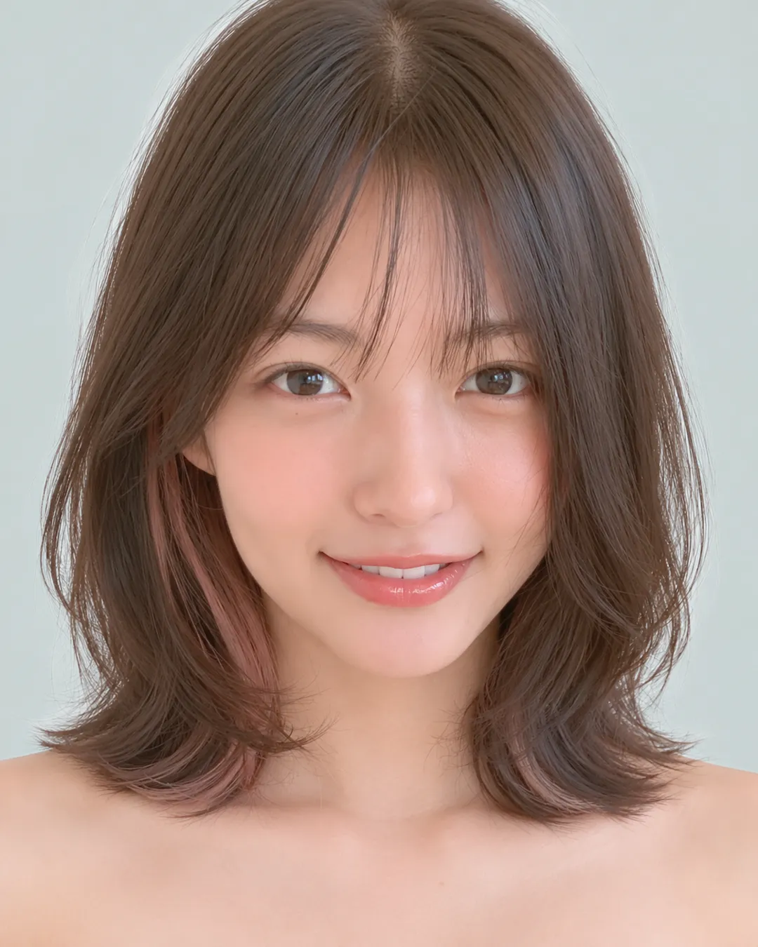 收腰波波(内层挑染)