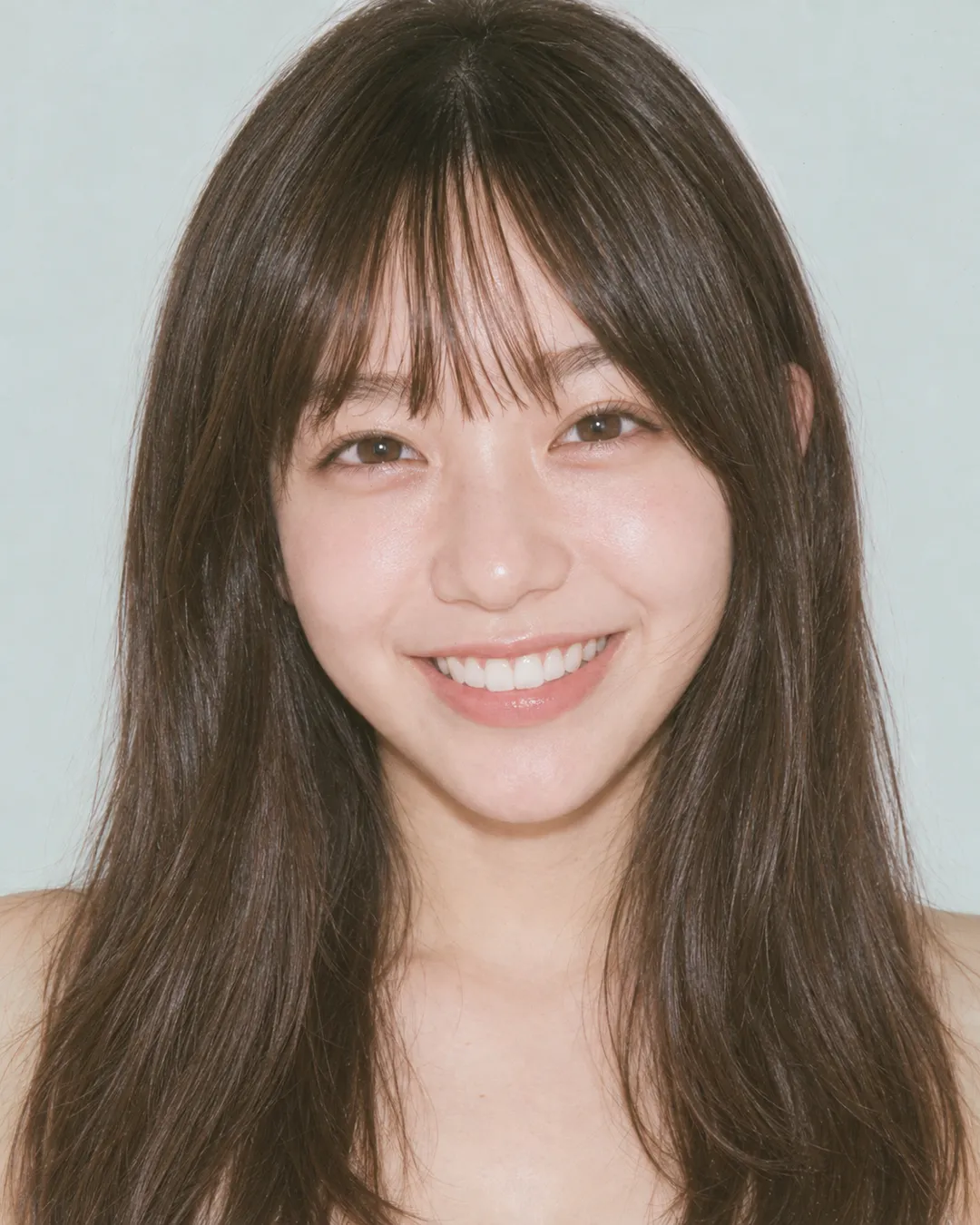 长发 · 正脸 · 人像脸模参考