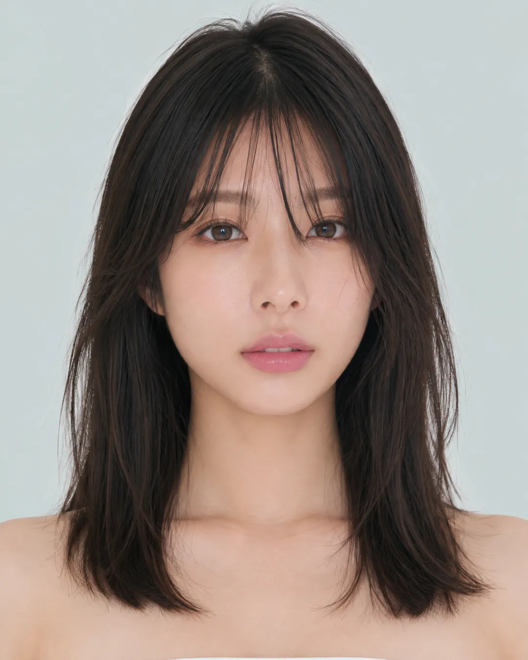 半长发 · 正脸
