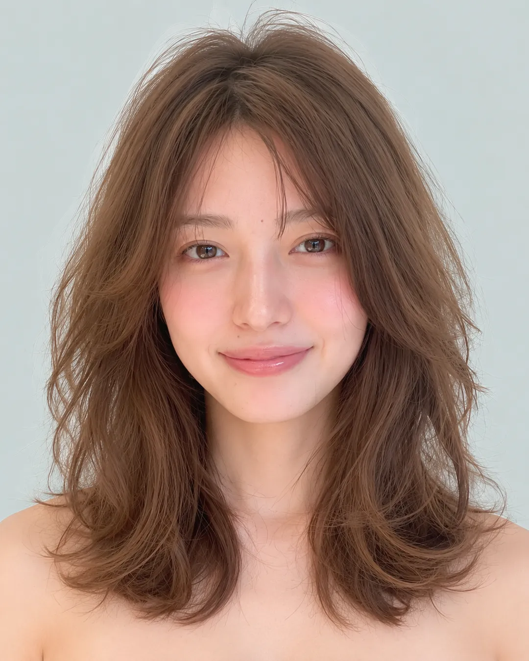 中长狼尾烫 · 人像脸模参考