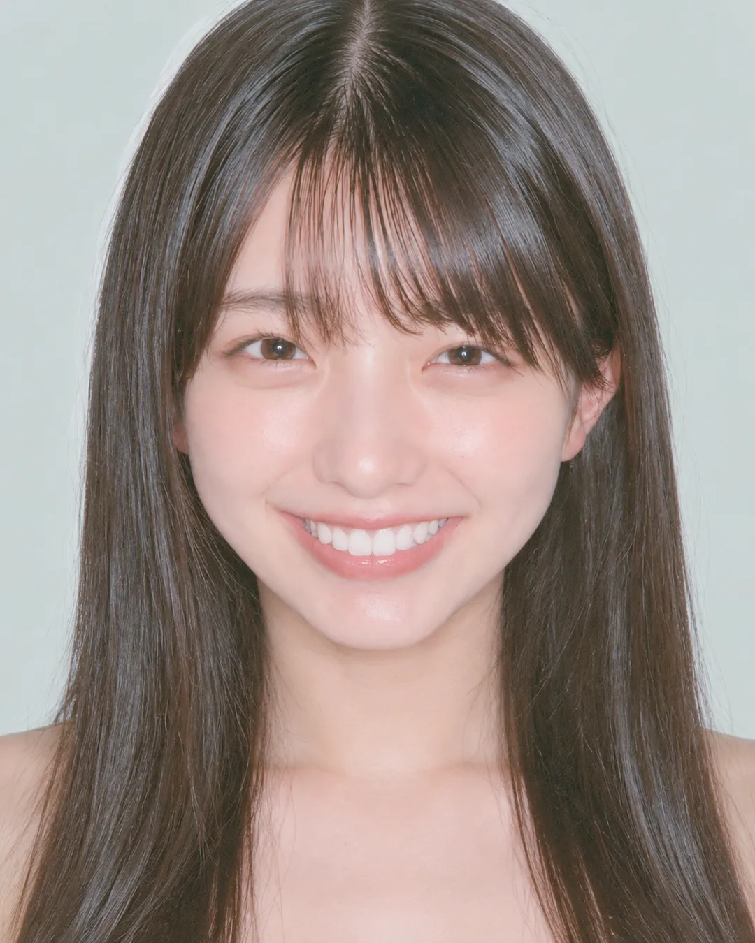 长发 · 正脸 · 人像脸模参考