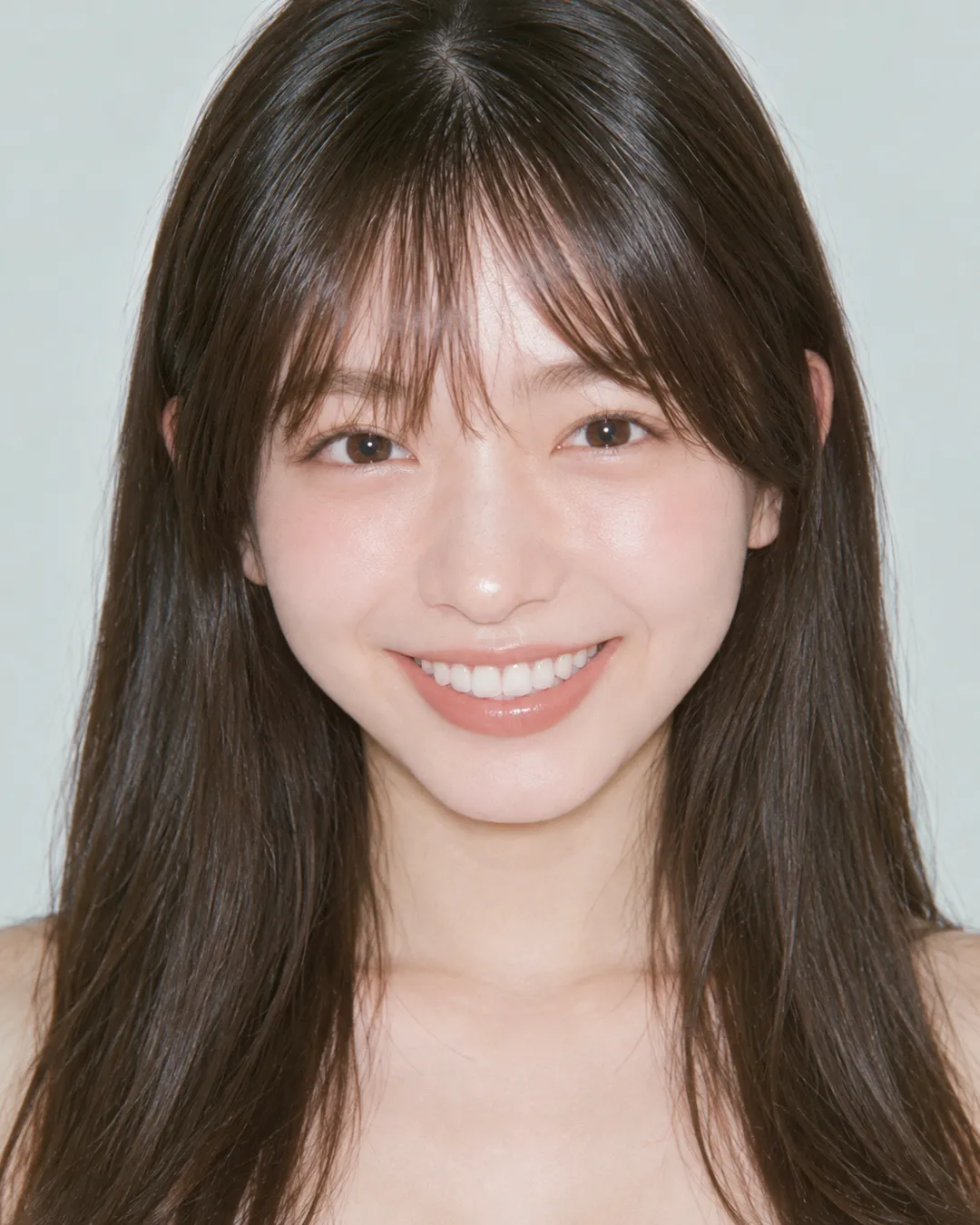 长发 · 正脸 · 人像脸模参考