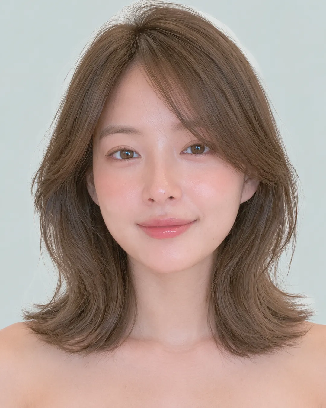 收腰短发(后颈留长·空气刘海)