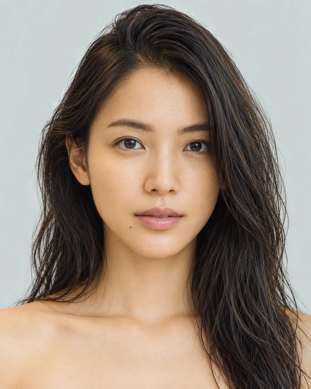长发 · 正脸