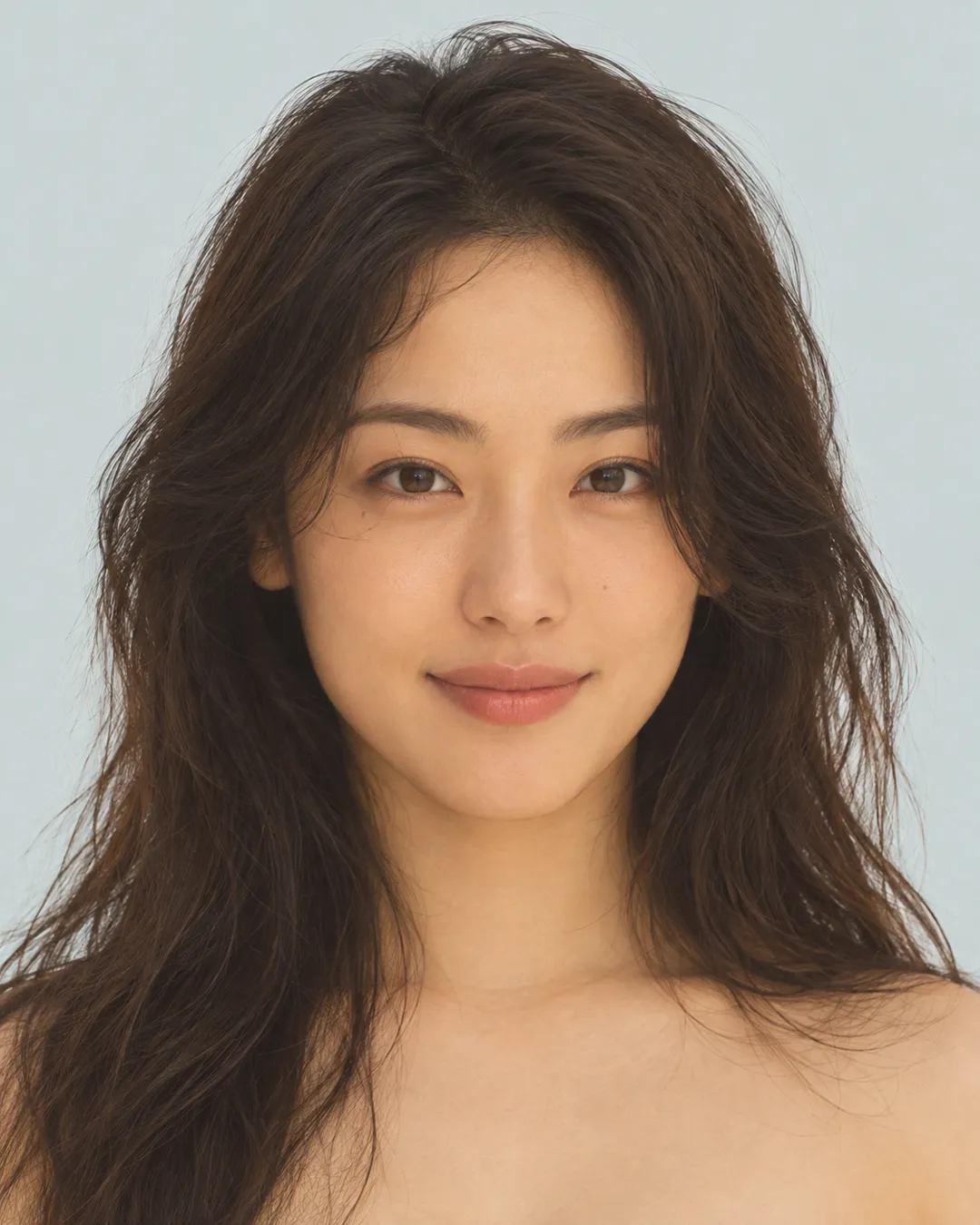 长发 · 正脸