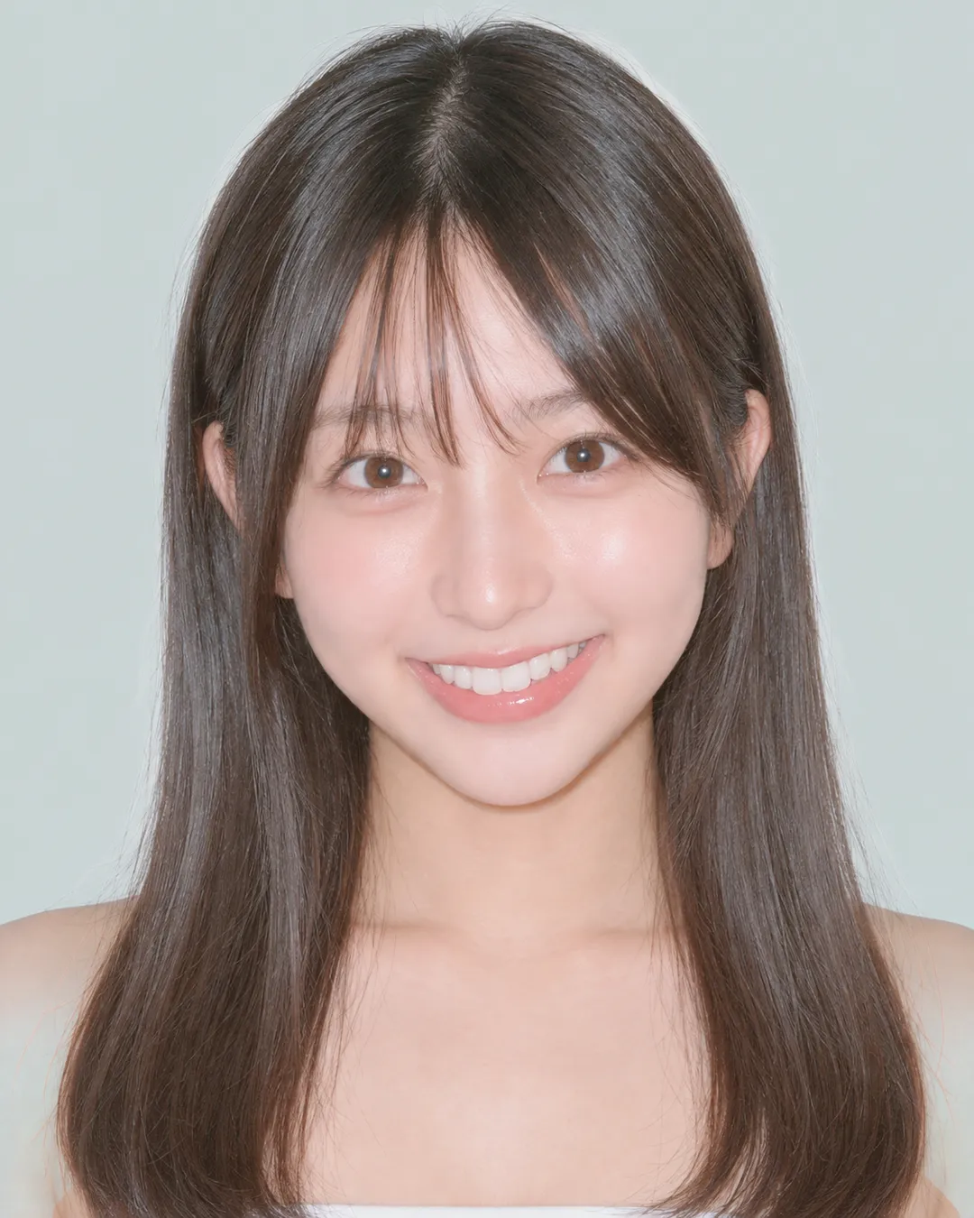 长发 · 正脸 · 人像脸模参考