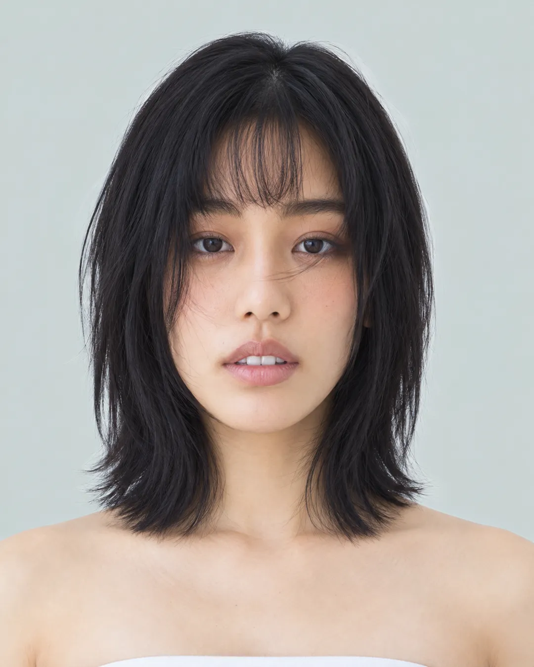 中长发 · 正脸