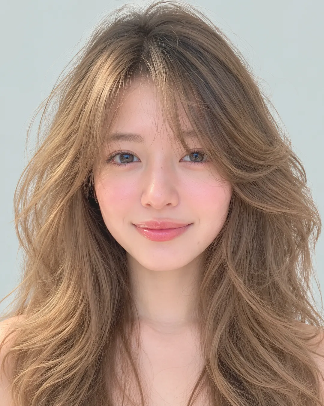 中长狼尾烫 · 人像脸模参考