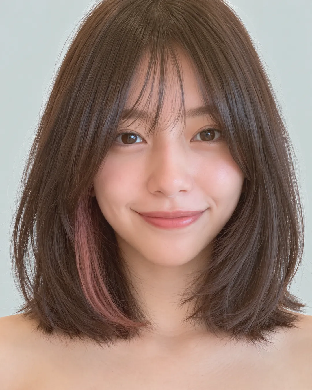 收腰波波（内层挑染） · 人像脸模参考