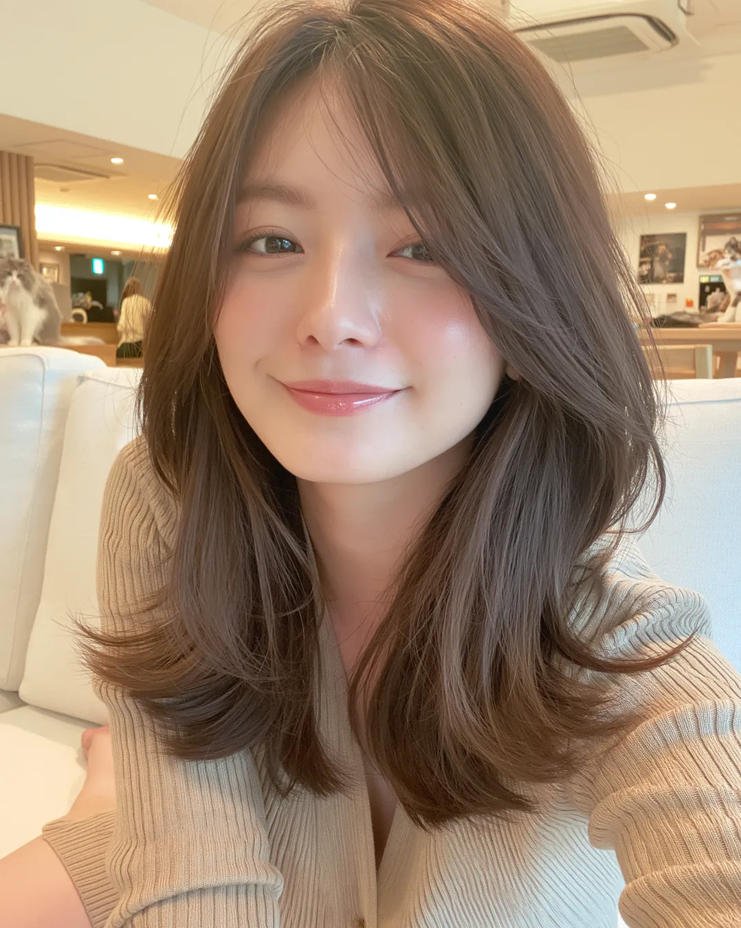 半长发 · 生活照