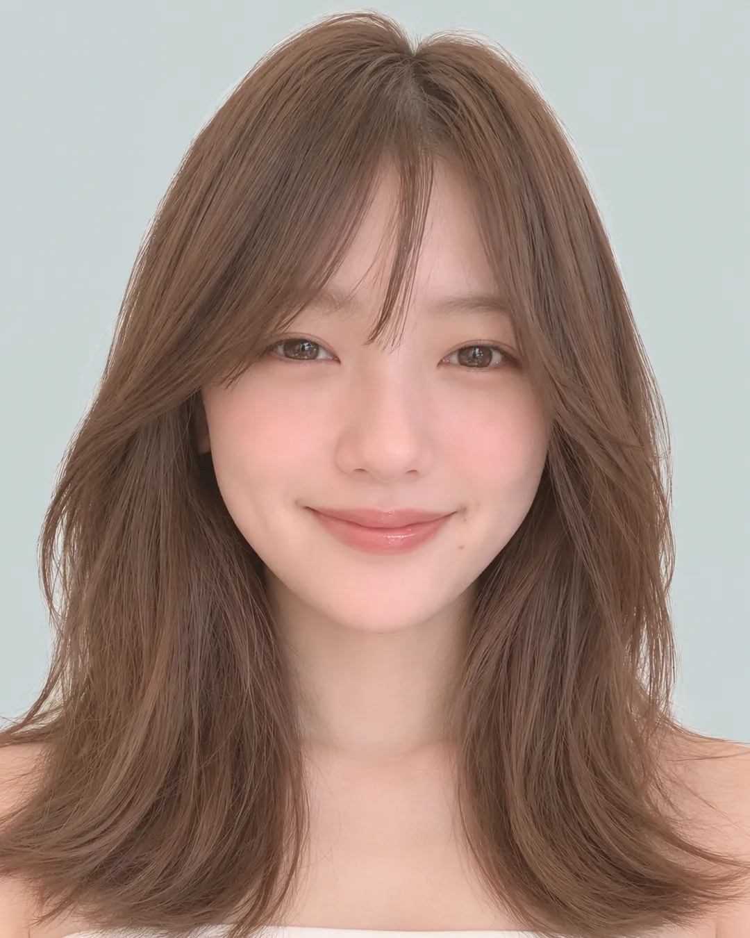 空气齐刘海碎层次 · 人像脸模参考