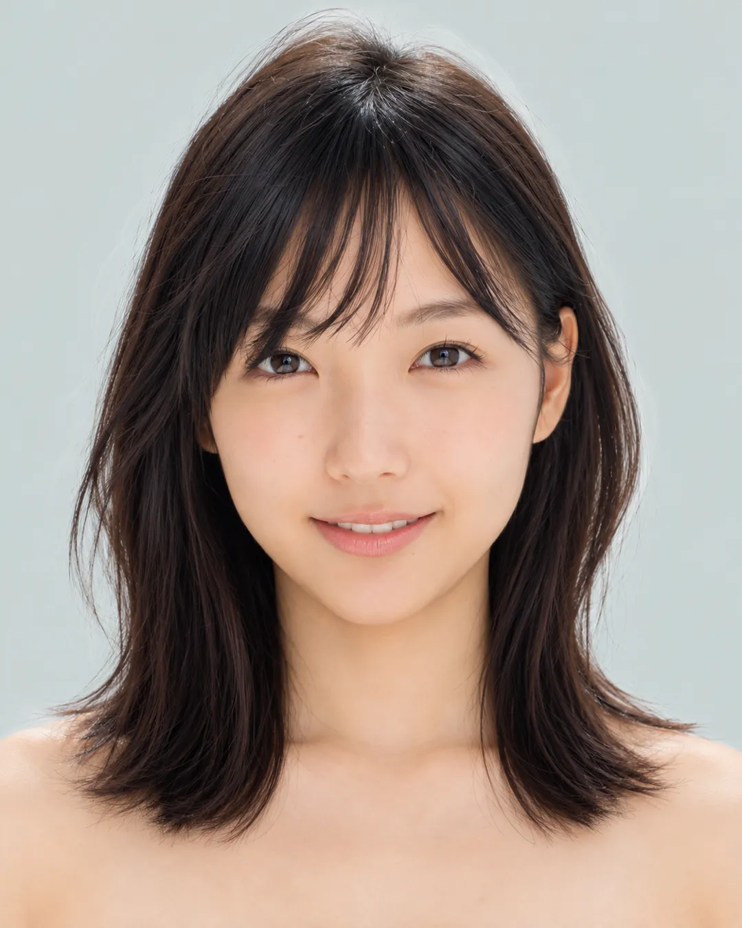 中长发 · 正脸