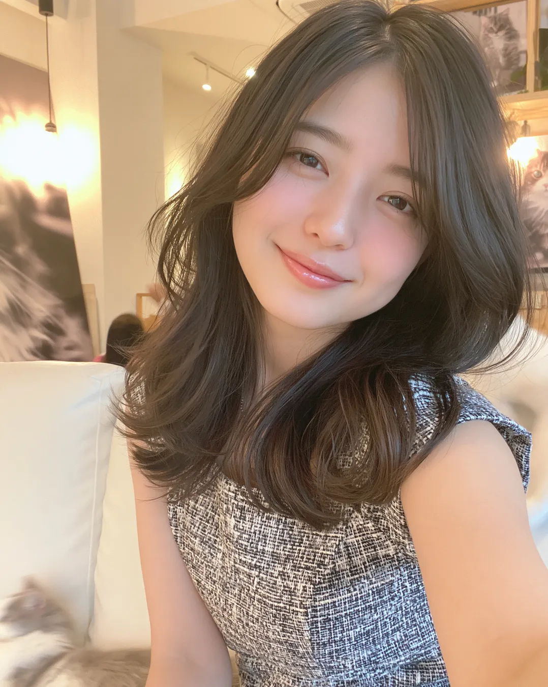 半长发 · 生活照