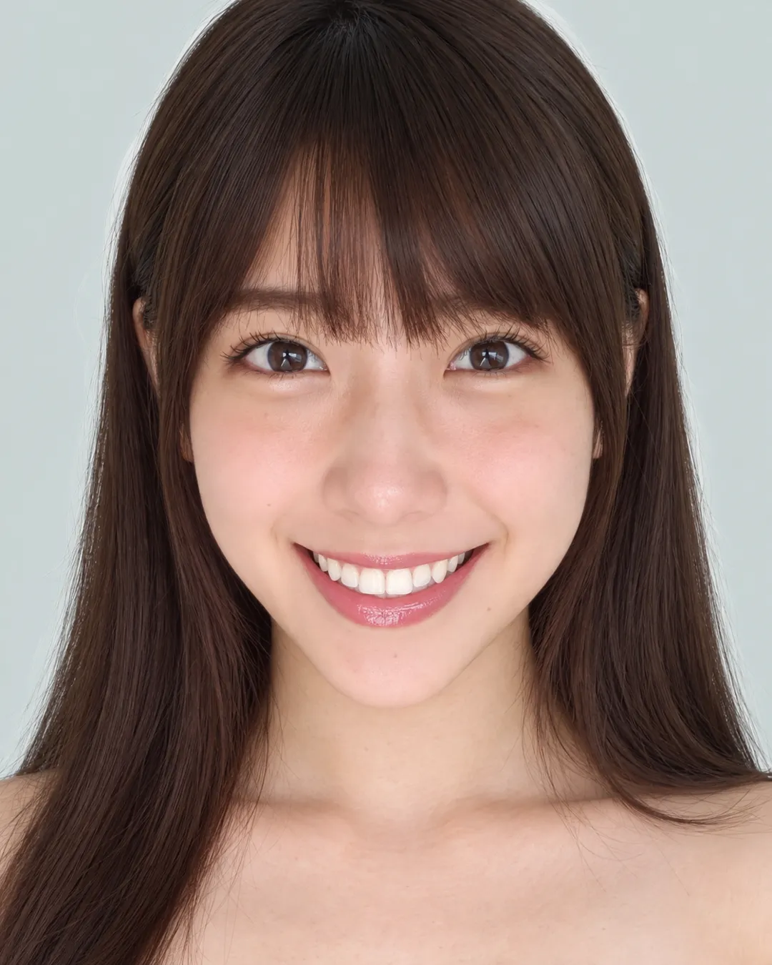 长发 · 正脸
