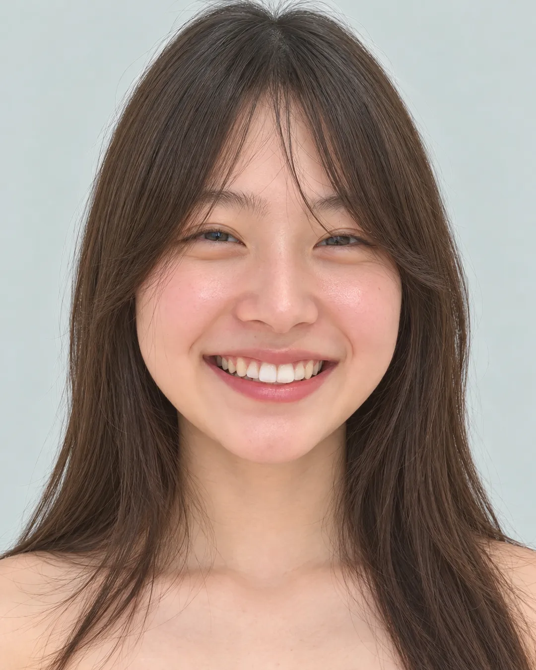 长发 · 正脸