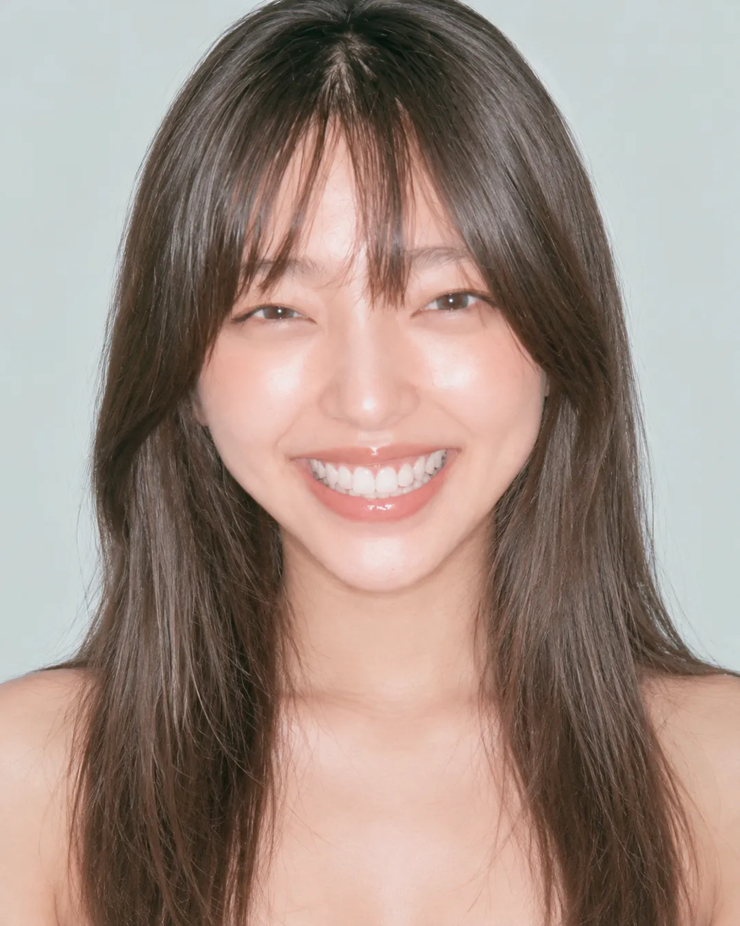 长发 · 正脸 · 人像脸模参考