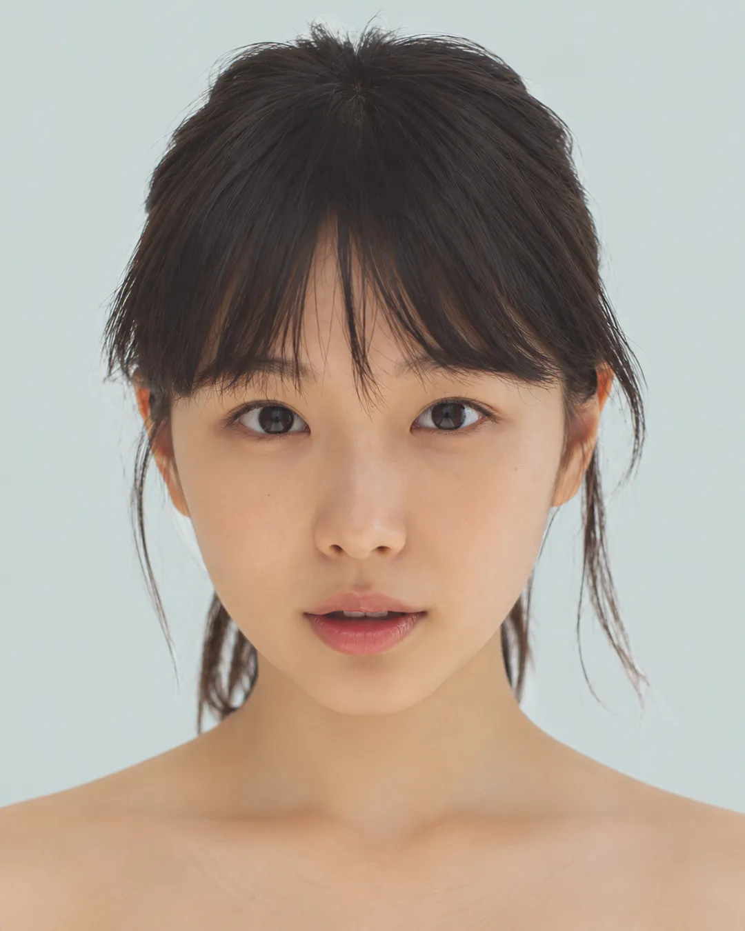 中长发 · 正脸 · 人像脸模参考