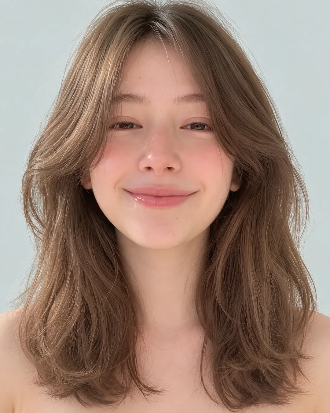 中长狼尾烫 · 人像脸模参考
