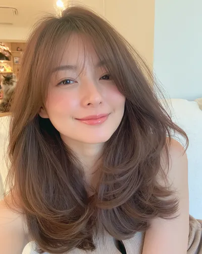 半长发 · 生活照
