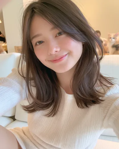半长发 · 生活照