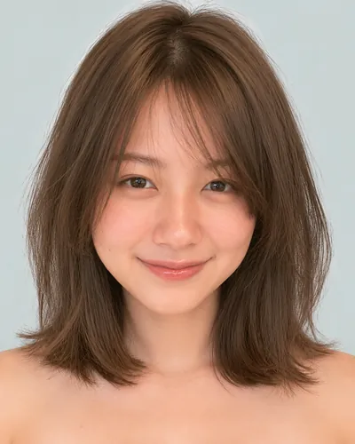 收腰短发（后颈留长·空气刘海）