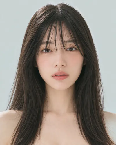 长发 · 正脸