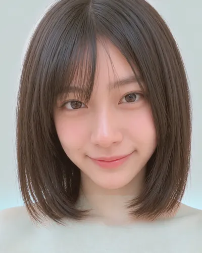 韩式锁骨流苏波波（侧分刘海）