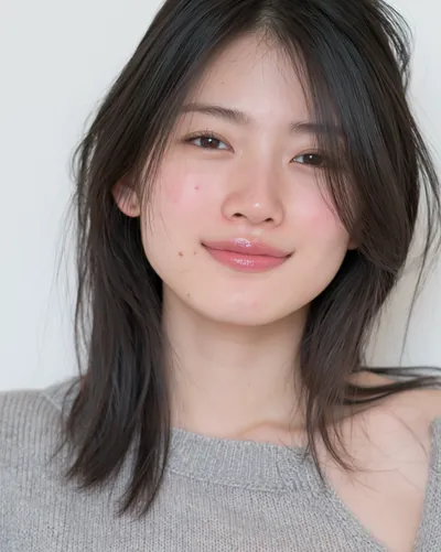 半长发 · 生活照