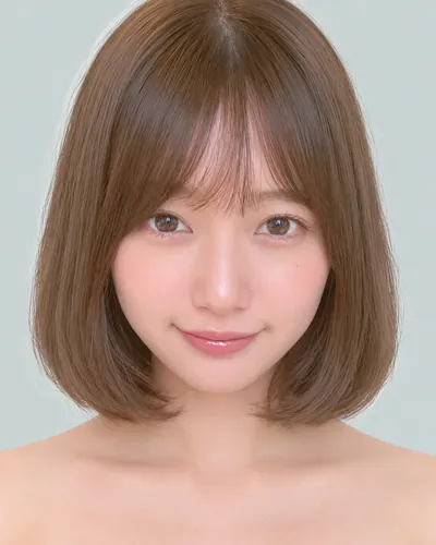 蘑菇短发（长刘海）