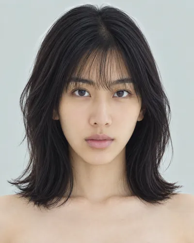 半长发 · 正脸
