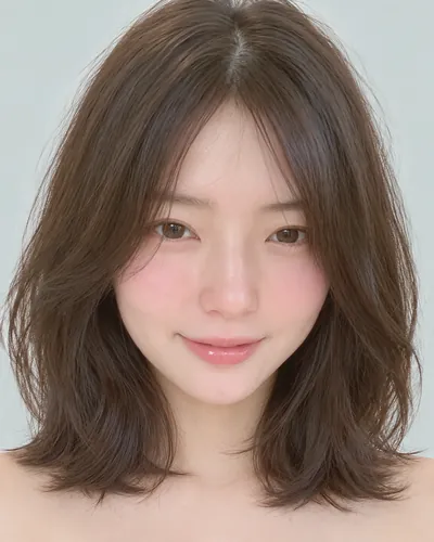 外翻波波（深色发）
