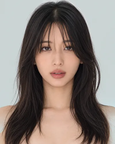 长发 · 正脸